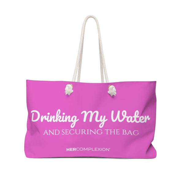 Mind Your Business Weekender Bag (Pink)